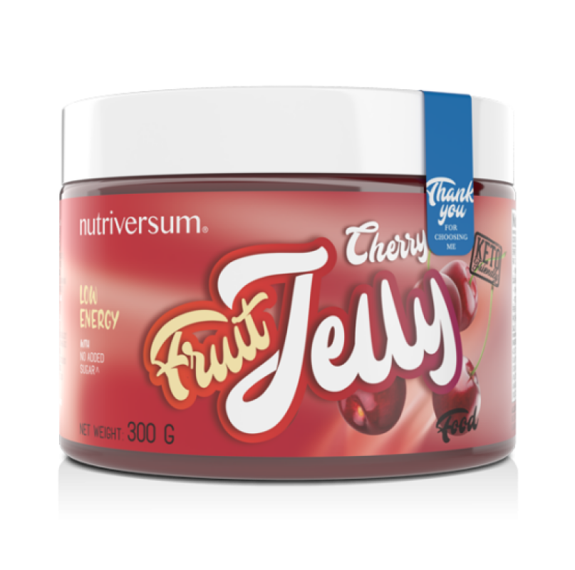 Fruit Jelly 300 g FOOD Nutriversum meggy